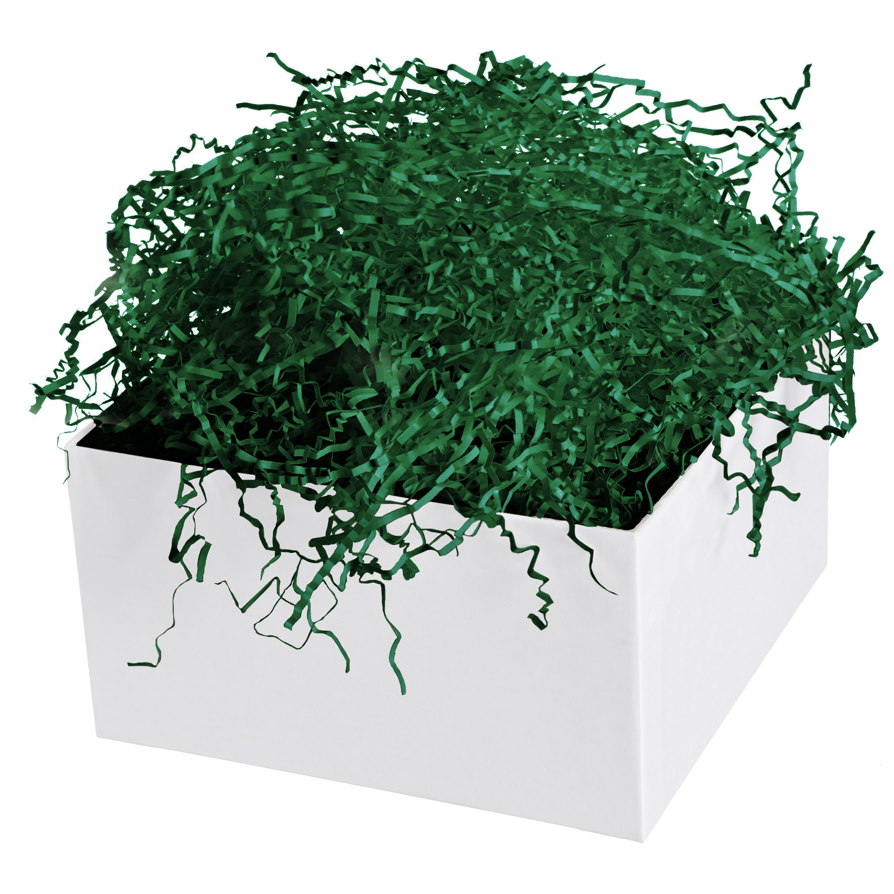 Наполнитель для коробок, бумага, Темно-зеленый, 50 г.