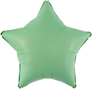 Шар (18''/46 см) Звезда, Мятный, Матовый, 1 шт.