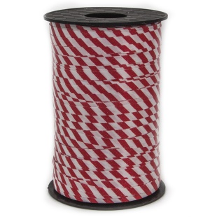 Лента полипропиленовая (0,5 см*250 м) Диагонали, Красный, 1 шт.