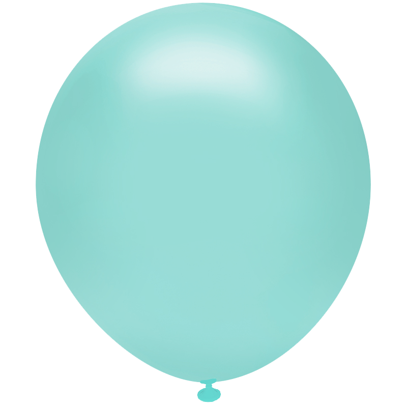 Шар (18''/46 см), Аквамарин (818), макарунс, 25 шт.