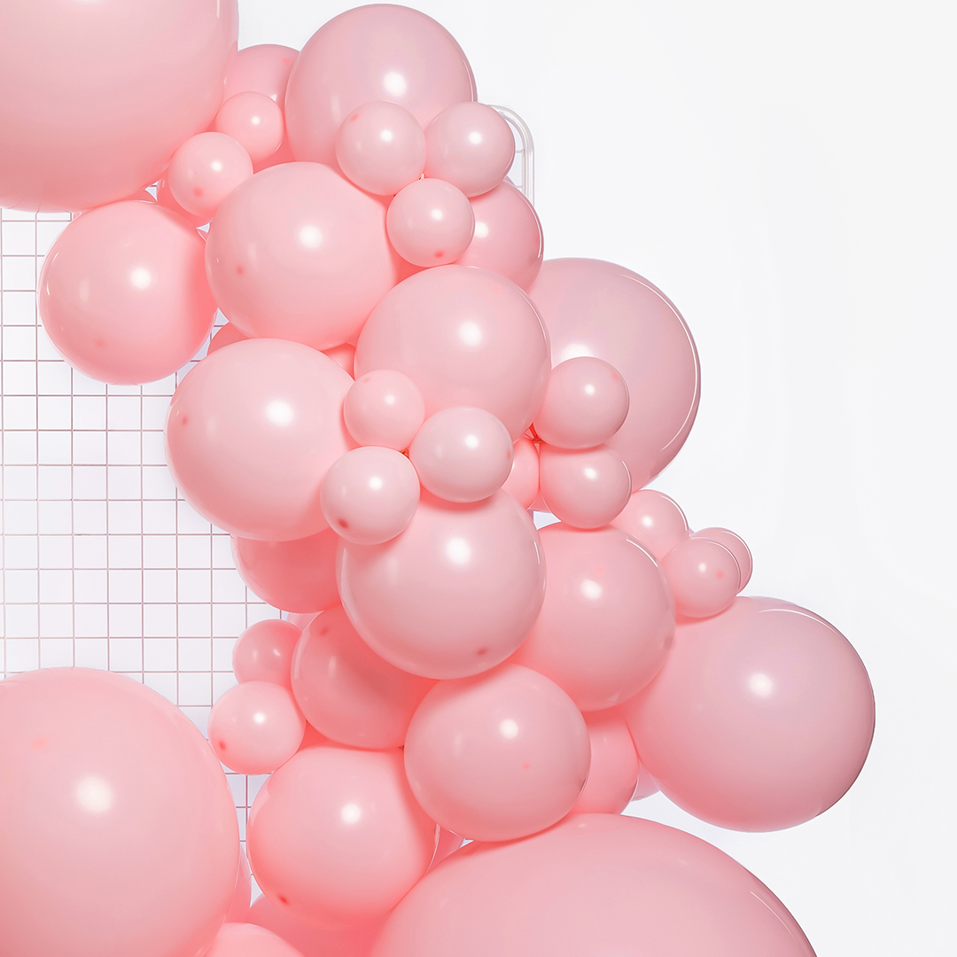 Шар (10''/25 см), Светло-розовый, пастель, 100 шт.