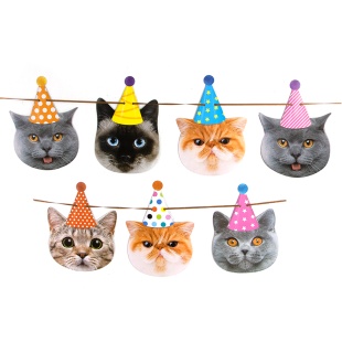 Гирлянда Котики, 250 см, 1 упак.