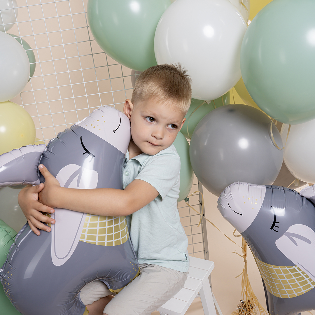 Шар (26''/66 см) Фигура, Милый Ослик, 1 шт. в уп.