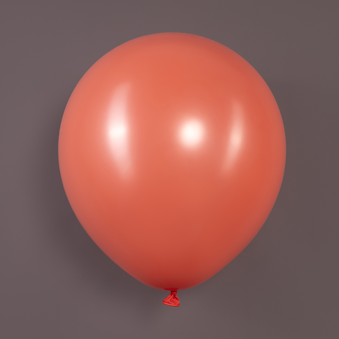Шар (18''/46 см) Коралл, пастель ретро, 10 шт.