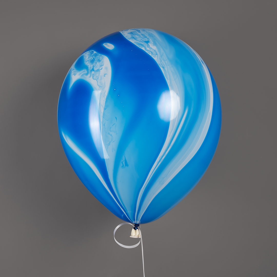 Шар (12''/30 см), Голубой, агат, 50 шт.