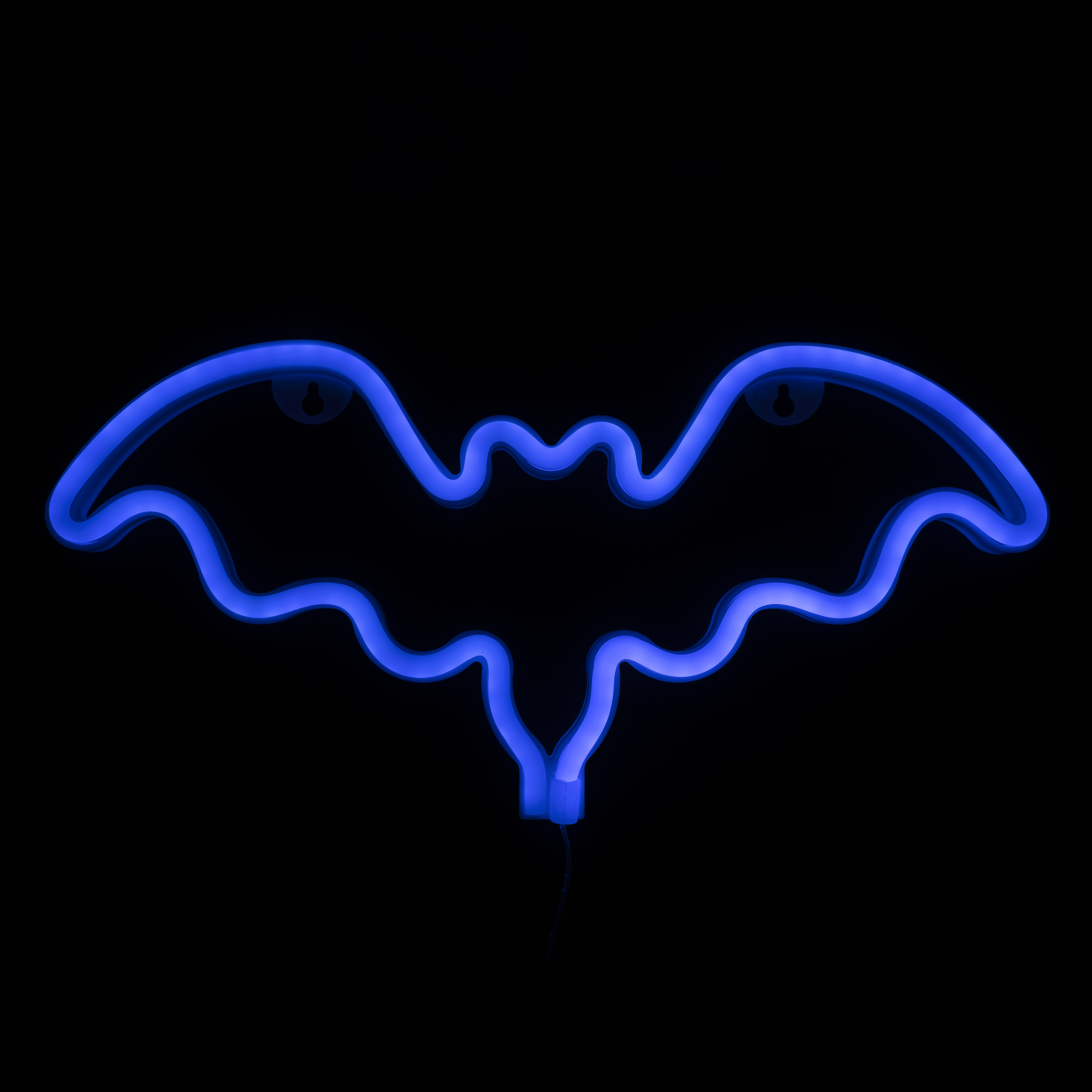 Световая фигура Летучая мышь, 16*30 см. Синий, 1 шт.