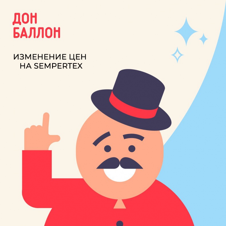 Изменение цен на Sempertex
