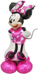 Шар 3D (50''/127 см) Фигура на подставке, Минни Маус, 1 шт. в уп.