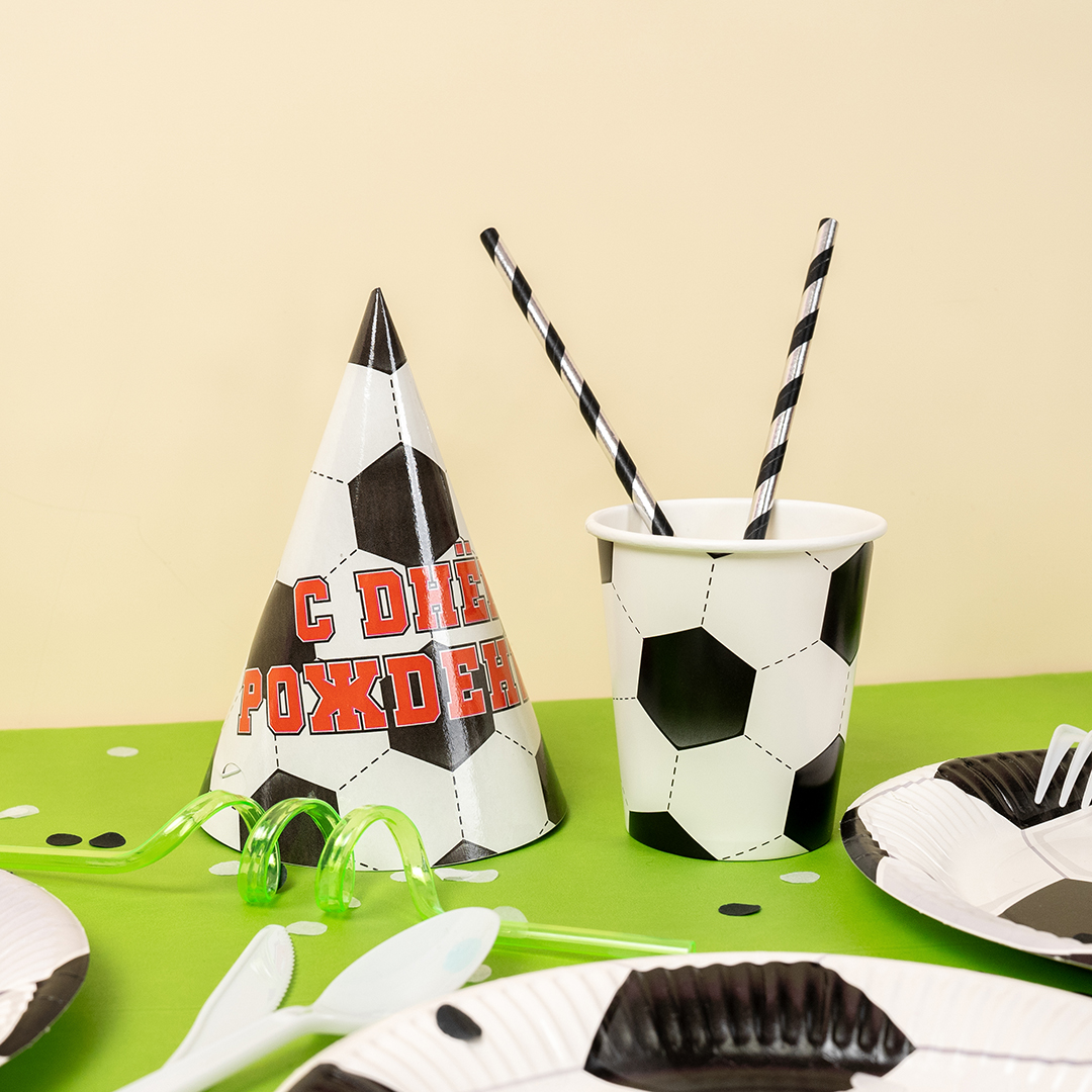 Колпаки, Футбол, 6 шт. в упак. 