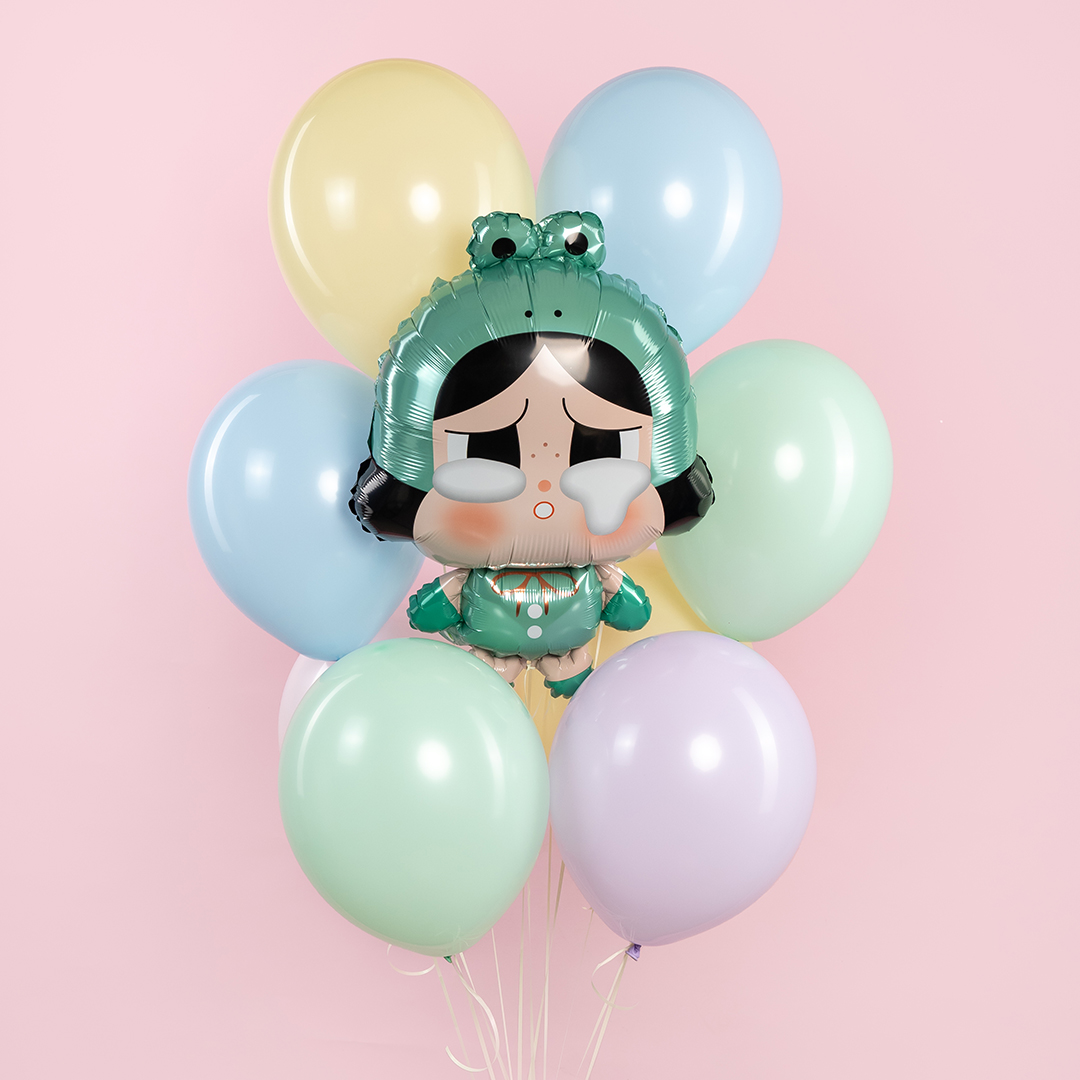 Шар (28''/71 см) Фигура, Кукла Плакса, Лягушонок, 1 шт.