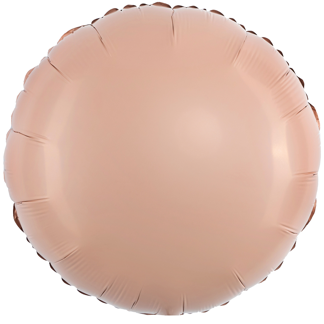 Шар (18''/46 см) Круг, Винтажная роза, Матовый, 1 шт.