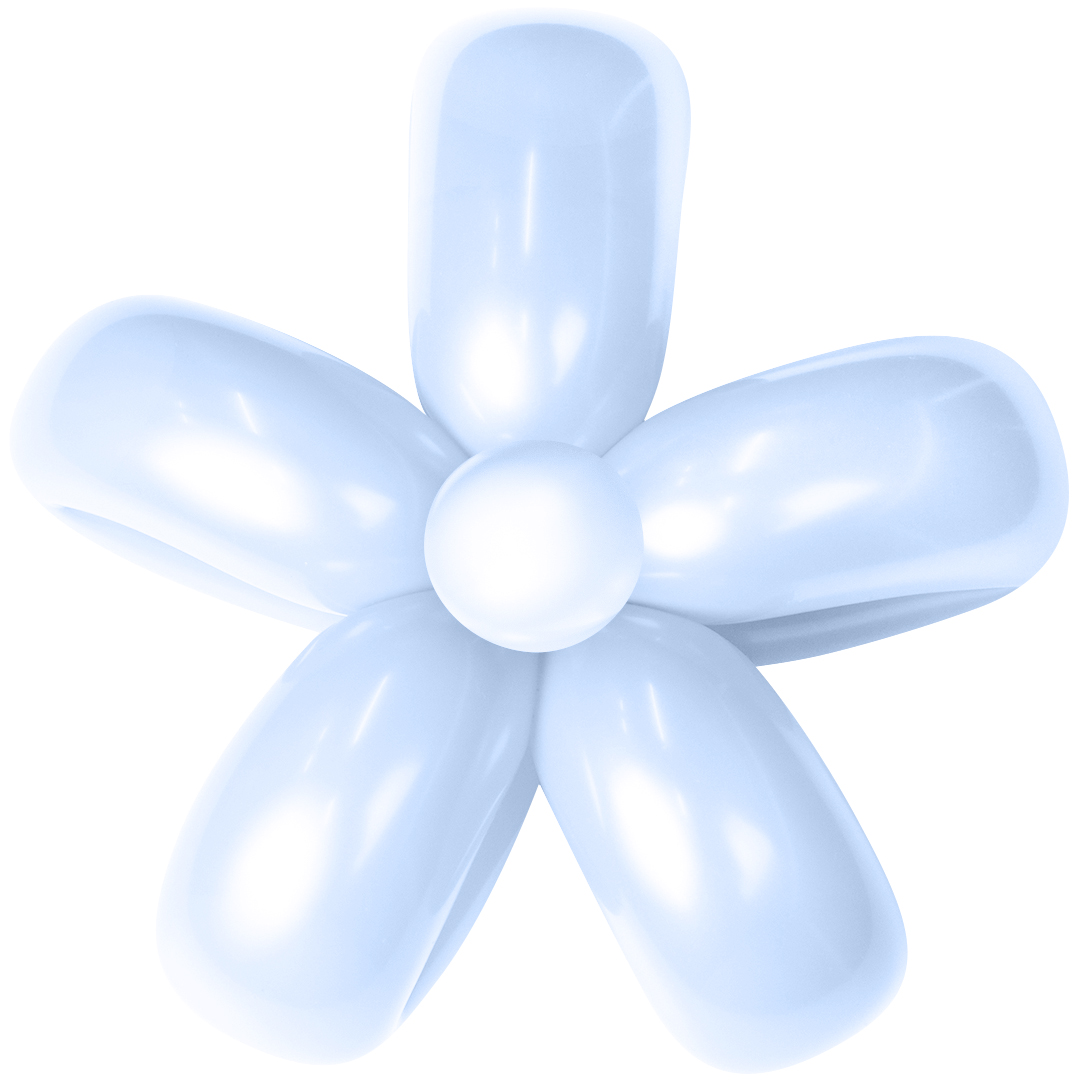 Шар (2''/5 см) ШДМ, Воздушно-голубой, макарунс, 100 шт.