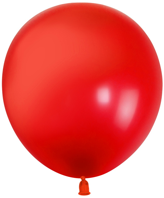 Шар (18''/46 см), Королевский красный, пастель, 10 шт.