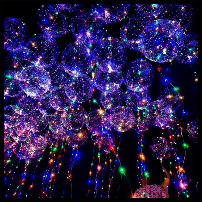 Светодиодная гирлянда, Роса 30 Led, IP14, 3 м. Синий, 1 шт.