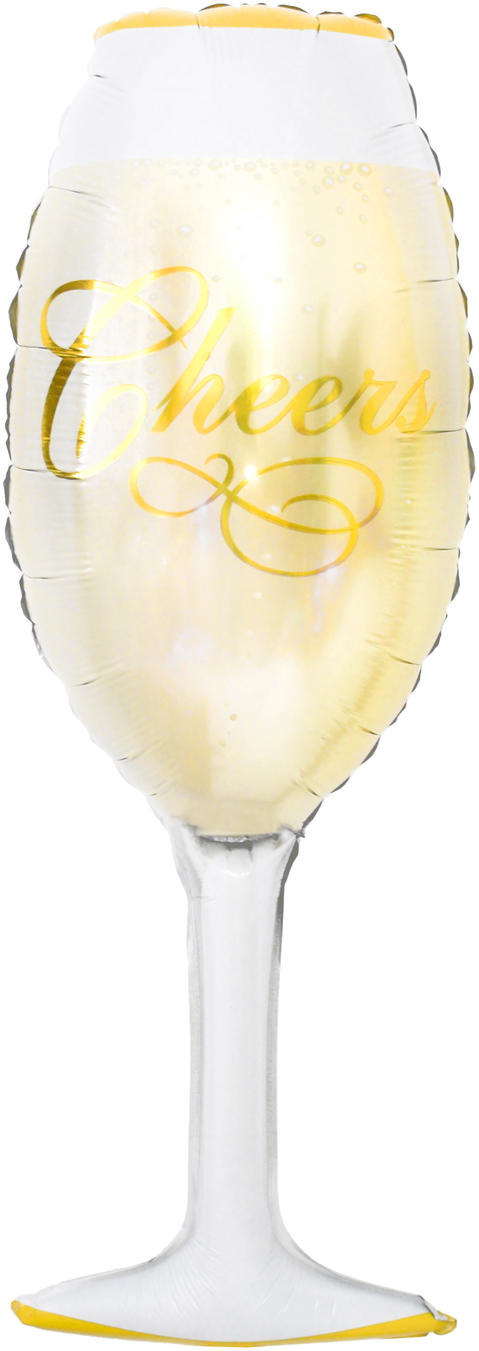 Шар (39''/99 см) Фигура, Бокал, Сверкающее Шампанское, 1 шт. в уп.