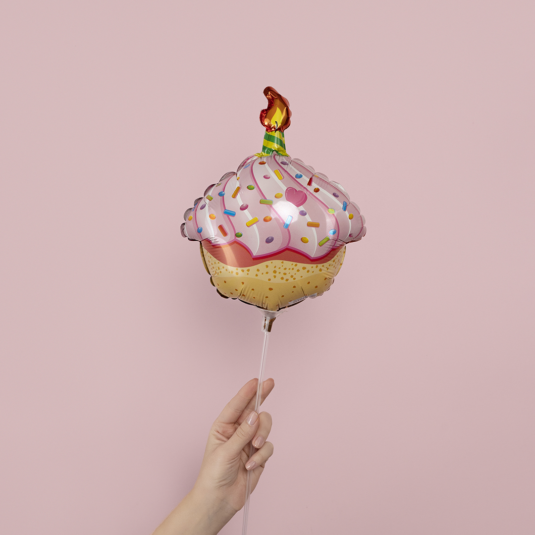 Шар (11''/28 см) Мини-фигура, Сладкий кексик, 1 шт.