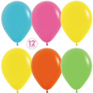 Шар (12''/30 см), Ассорти Тропическое, пастель, 50 шт.