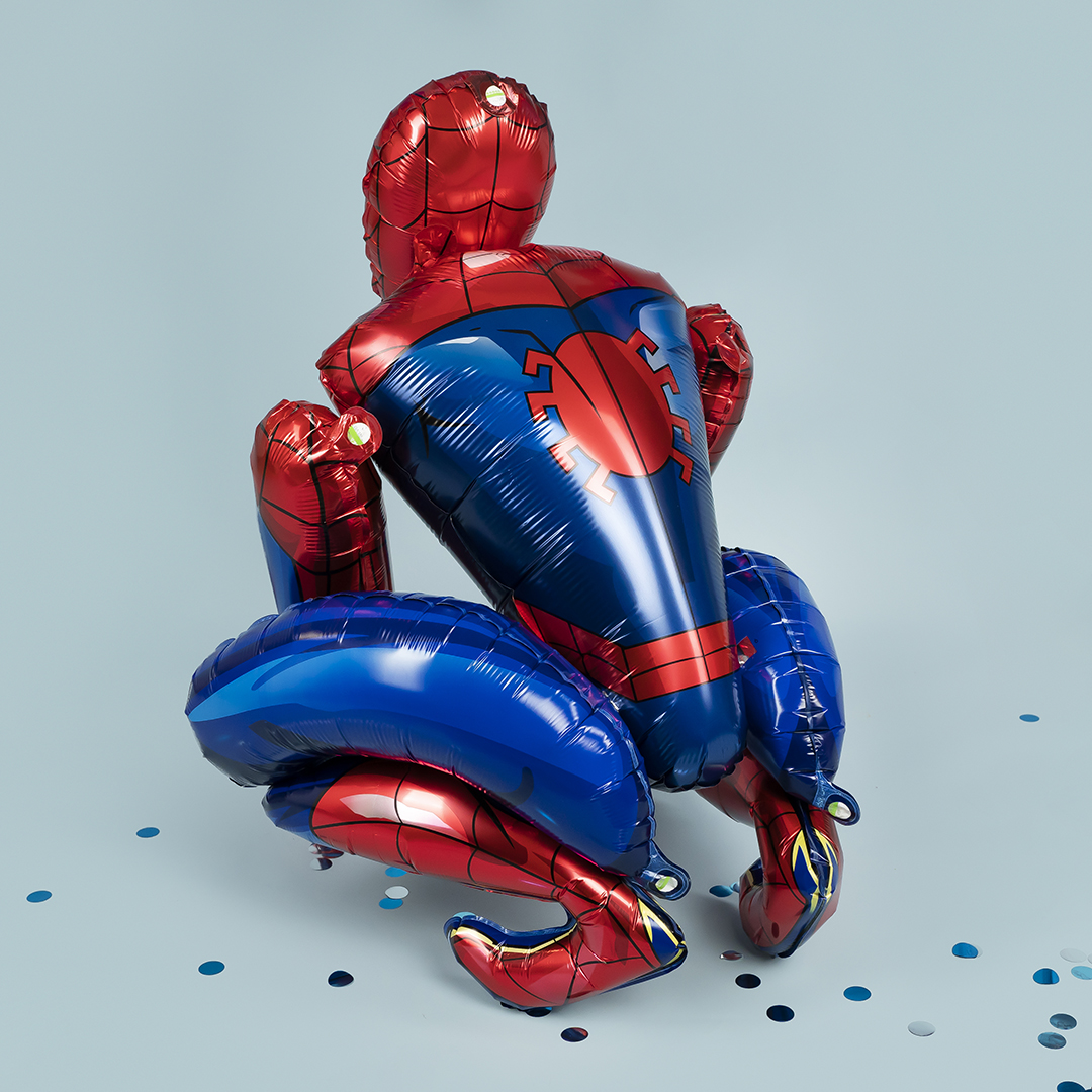 Шар 3D (22''/56 см) Фигура, Человек Паук, 1 шт. в уп.