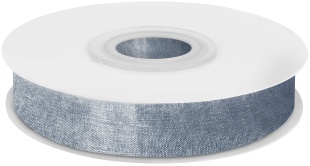 Лента органза (1,2 см*22,85 м) Серебро, 1 шт.