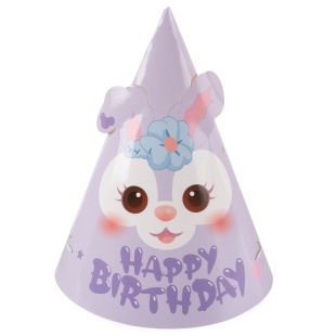 Колпаки, Объемные ушки, Зайка, Сиреневый, 16 см, 6 шт. в упак. 