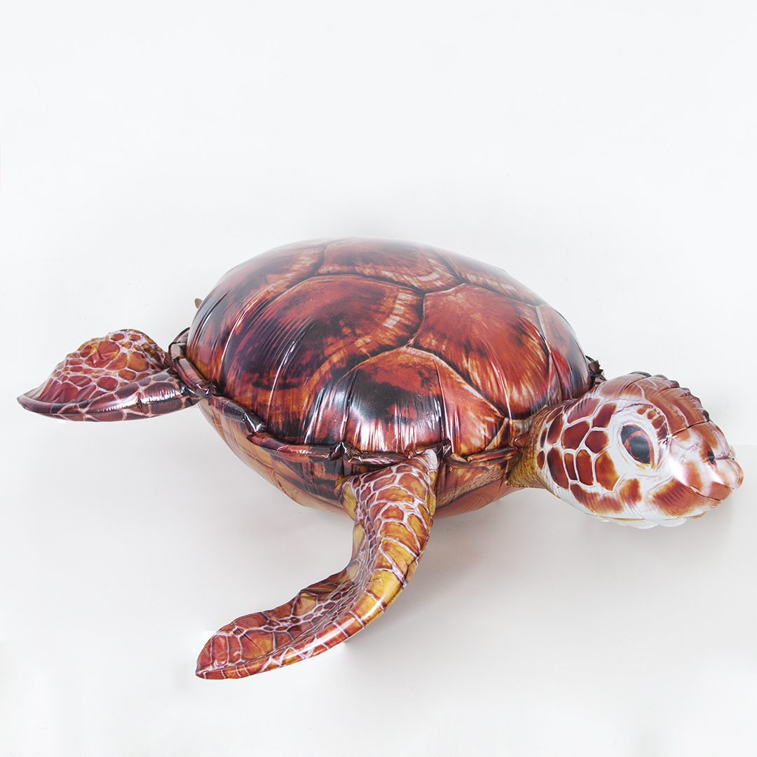 Шар 3D (35''/89 см) Фигура, Морская черепаха, 1 шт. в уп.