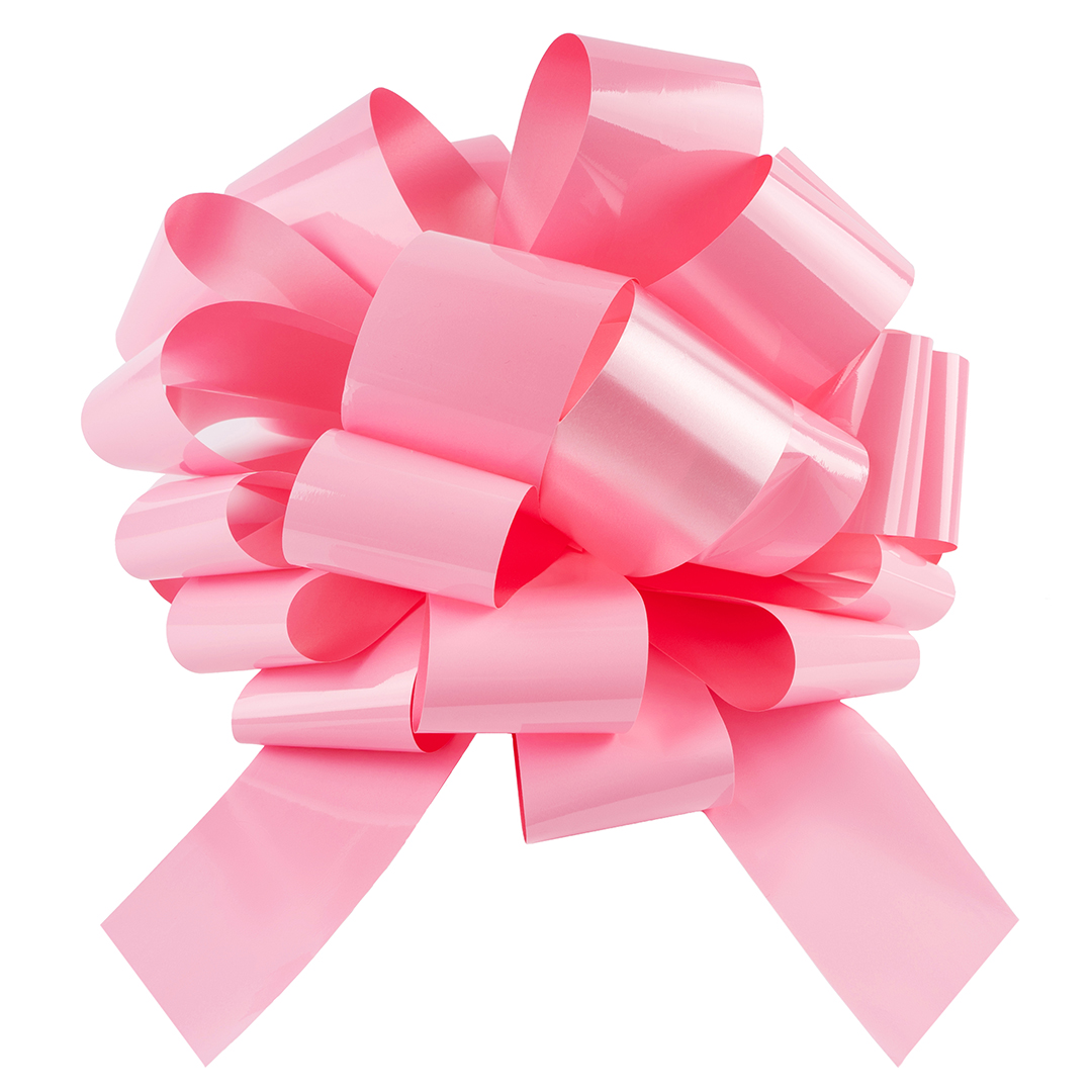 Бант Шар, Розовый, Лаковый, 36 см, 1 шт. в упак.  Бант Шар, Розовый, Лаковый, 36 см, 1 шт. в упак.