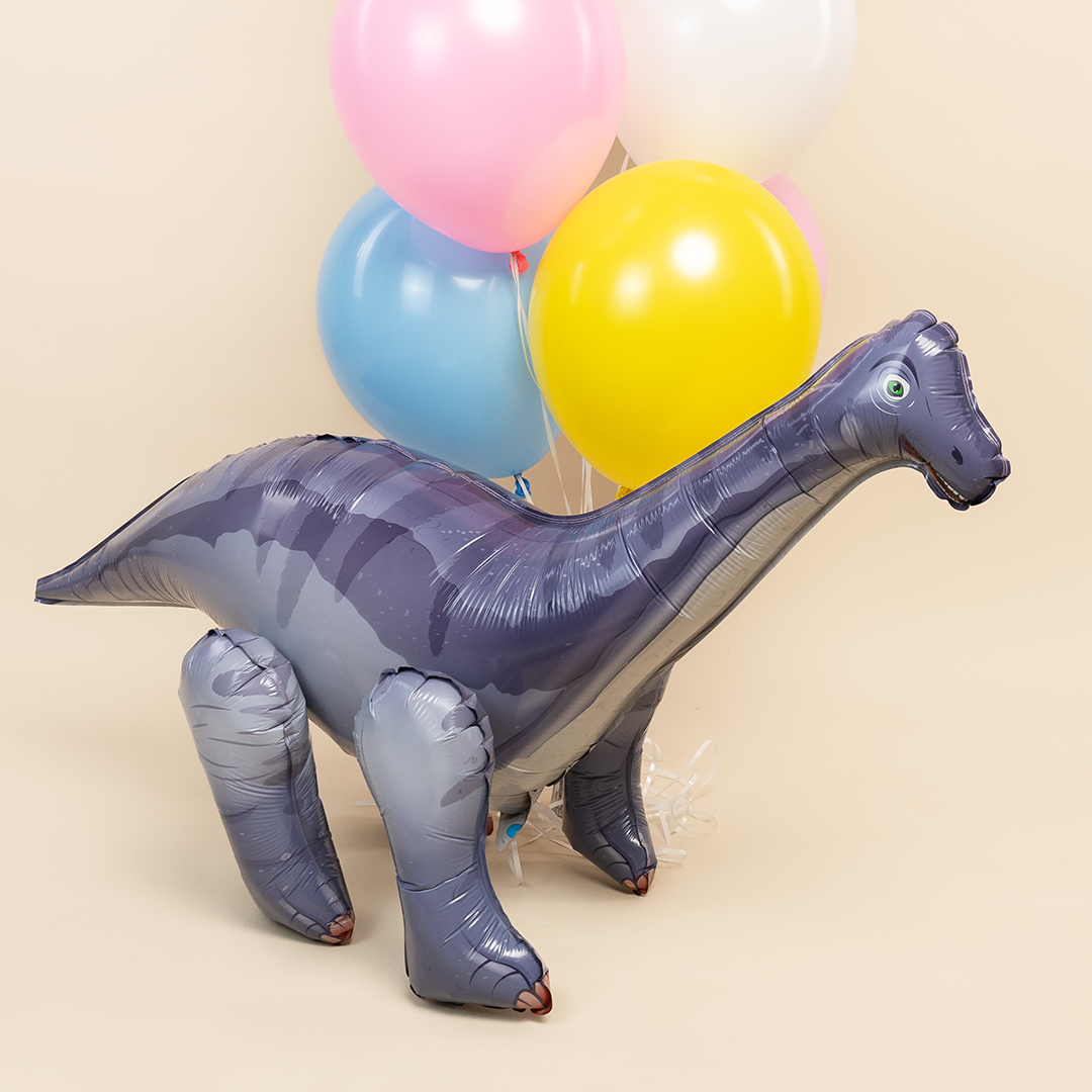 Шар (47''/119 см) Фигура 3D, Динозавр Диплодок, 1 шт. в уп.