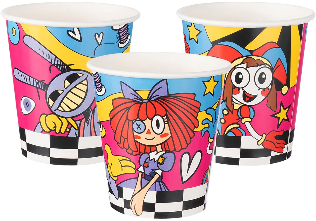 Стаканы (250 мл) Удивительный цирк, 6 шт.