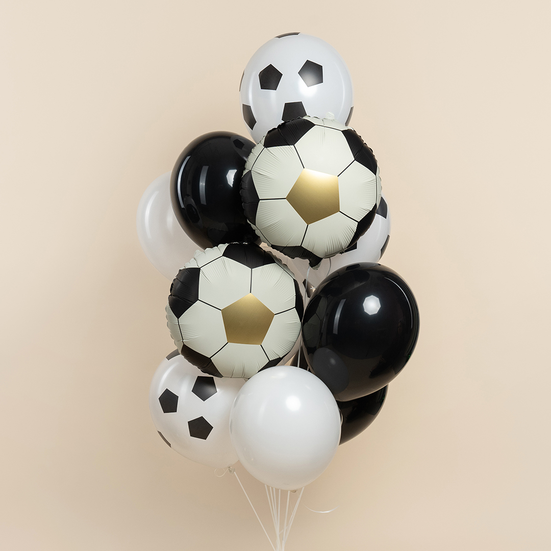 Шар (18''/46 см) Круг, Футбольный мяч, Сатин, 1 шт.