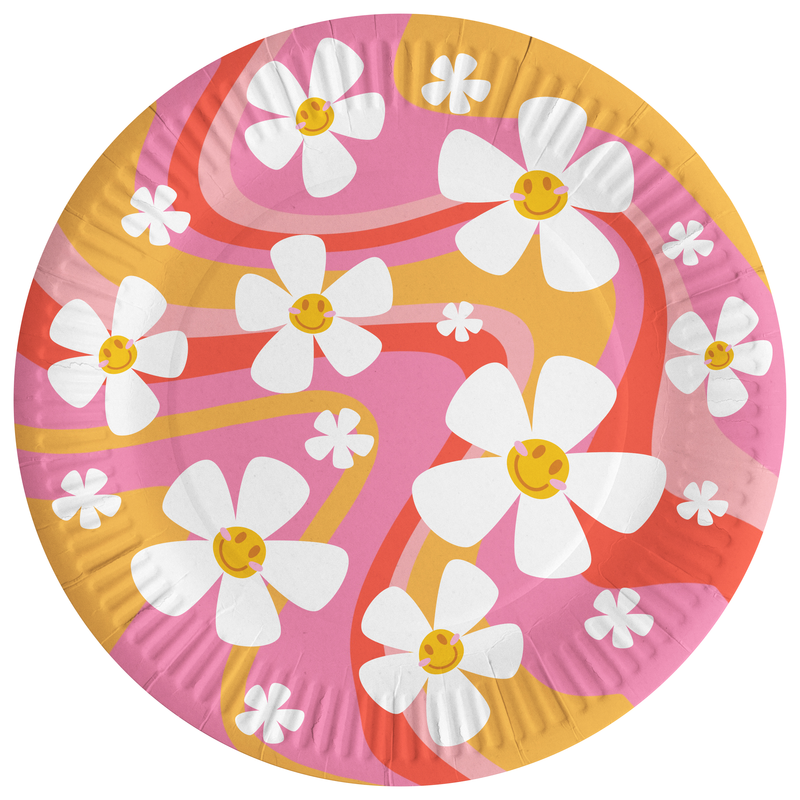 Тарелки (7''/18 см) Ромашки, 6 шт.