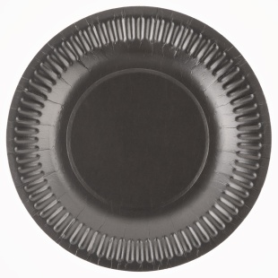 Тарелки (7''/18 см) Мастхэв, Черный, 6 шт.