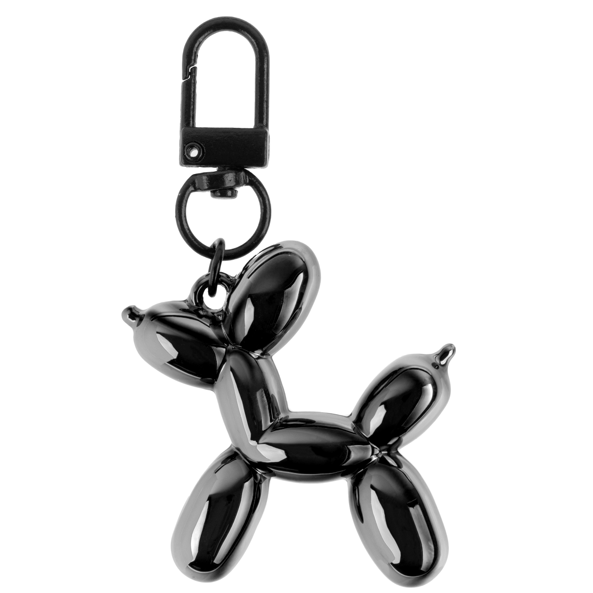 Брелок, Собачка ШДМ, Черный, Перламутр, 4,5 см, 1 шт. 