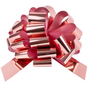 Бант Шар, Розовое Золото, Металлик, 36 см, 1 шт. в упак. 