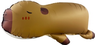 Шар 3D (33''/84 см) Фигура, Капибара, Сатин, 1 шт. в уп.