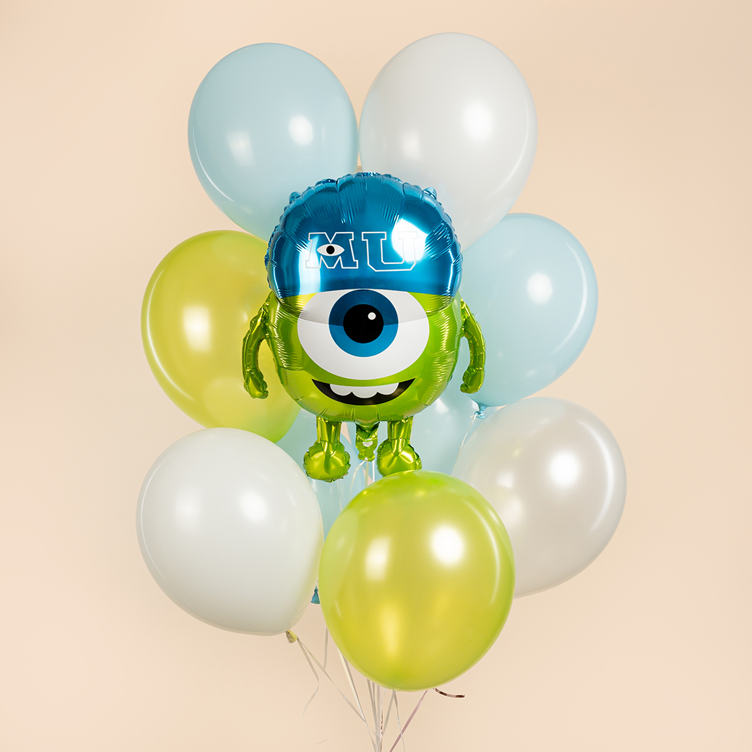 Шар (23''/58 см) Фигура, Веселый монстрик, 1 шт.