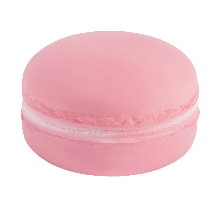 Игрушка - сквиш, Макарун, Розовый, 6*4 см, 1 шт. 