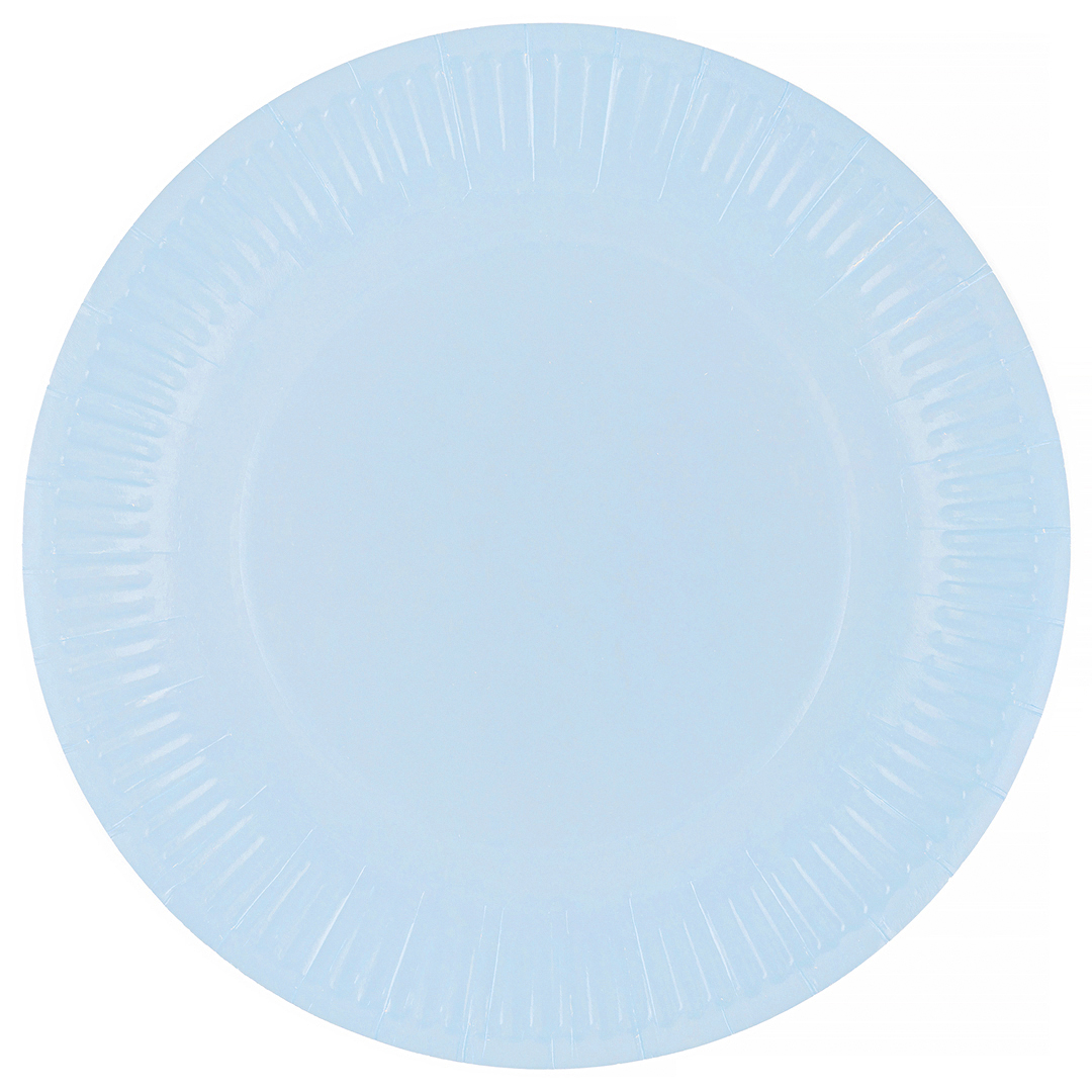 Тарелки (9''/23 см) Мастхэв, Голубой, 6 шт.