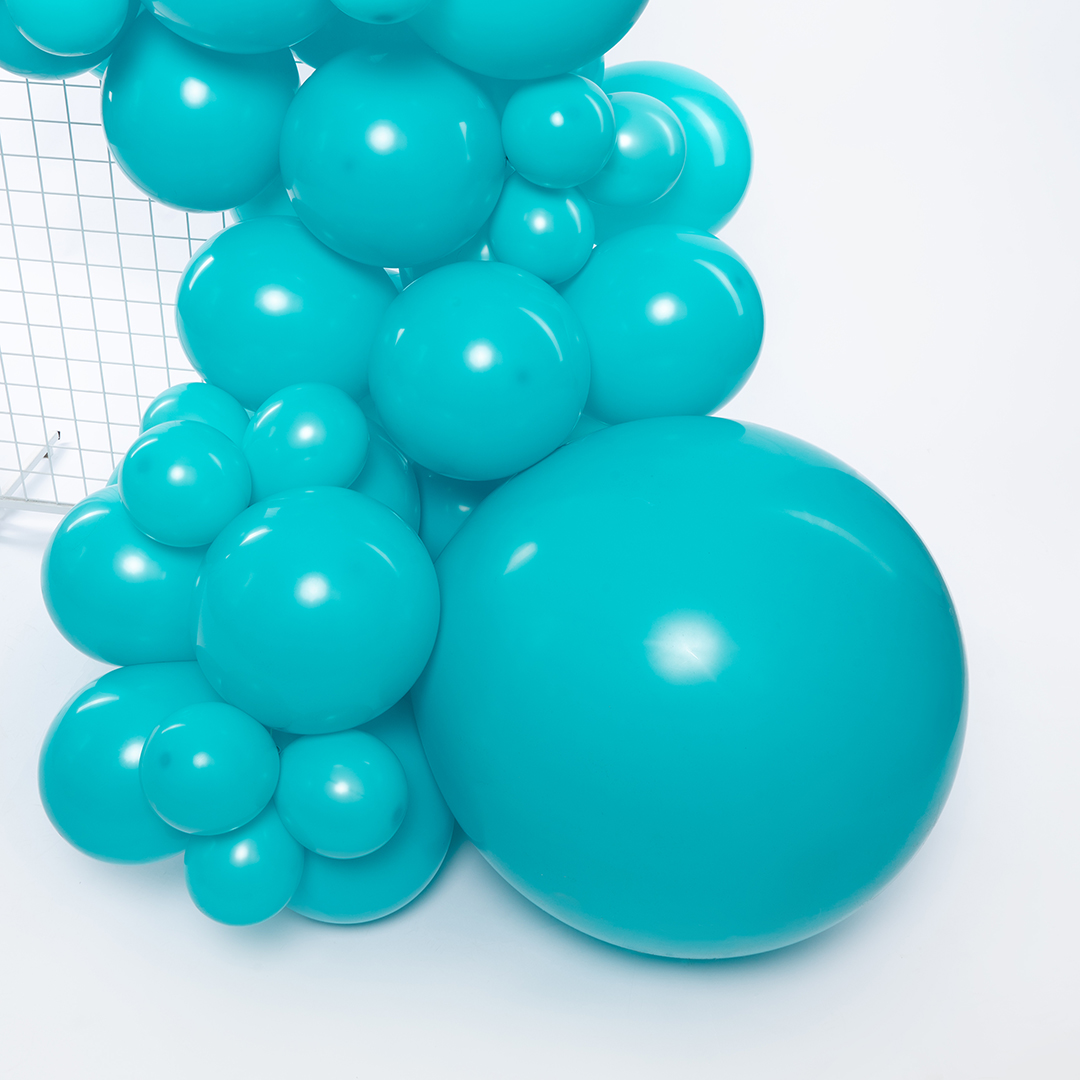 Шар (36''/91 см), Карибский голубой, пастель, 1 шт.