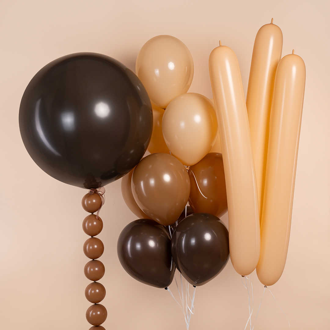 Шар (6''/15 см) ШДМ, Телесный (661), макарунс, 20 шт.