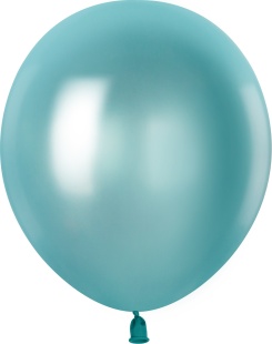 Шар (12''/30 см), Карибский голубой, металлик, 100 шт.