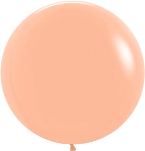 Шар (24''/61 см), Персиковый (060), пастель, 3 шт.