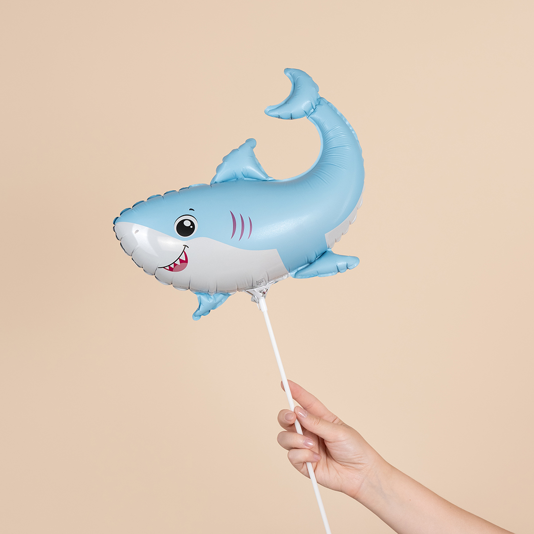 Шар (13''/33 см) Мини-фигура, Акула, 1 шт.