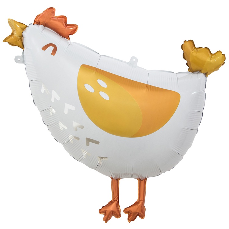 Шар (27''/69 см) Фигура, Золотая курица, 1 шт.