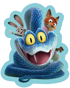 Шар (33''/84 см) Фигура, Мистер Лис и Зайка Полицейский, Командная работа, 1 шт.