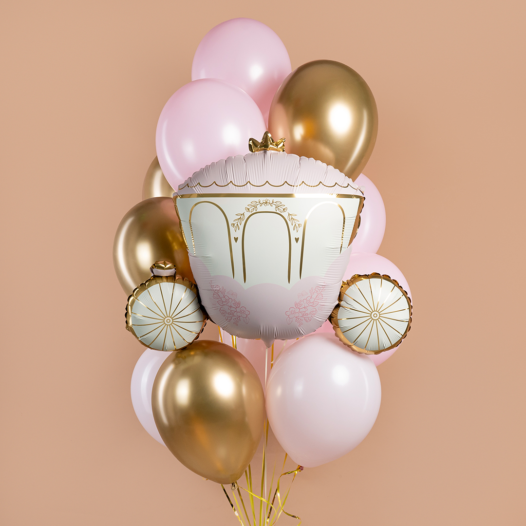 Шар (34''/86 см) Фигура, Карета принцессы, 1 шт.