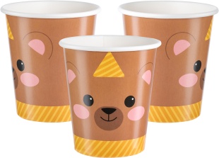 Стаканы (250 мл) Мишка, 6 шт.