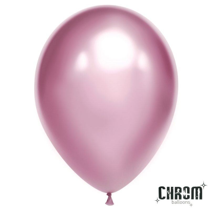 Шар (5''/13 см) Сиреневый, хром, 50 шт.