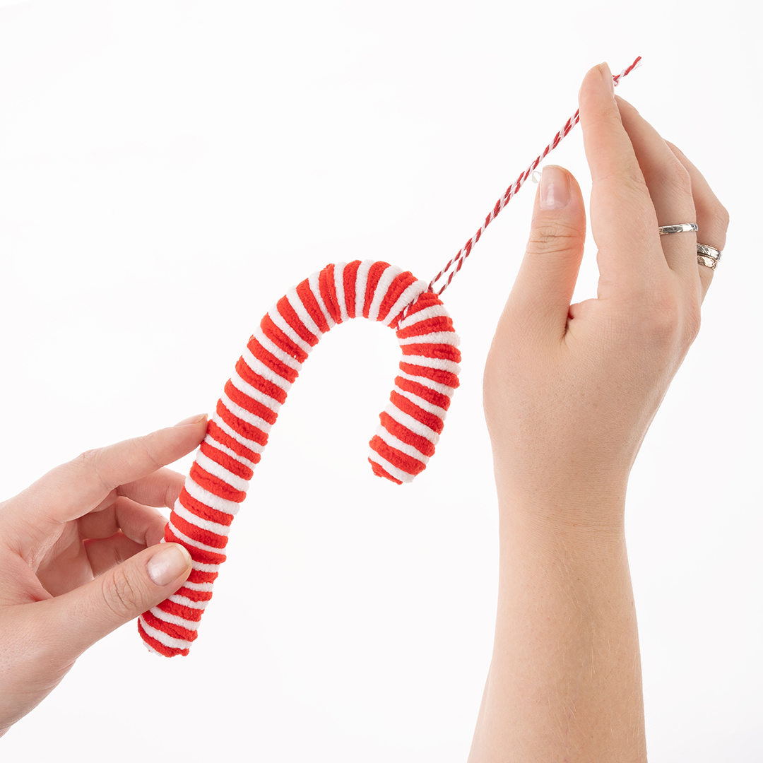 Декоративное украшение, Леденец трость, Красный/Белый, 9*19 см, 1 шт. в упак.  Декоративное украшение, Леденец трость, Красный/Белый, 9*19 см, 1 шт. в упак.