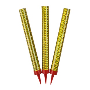 Свеча Фонтан для торта, 30 сек, 12 см, 3 шт.