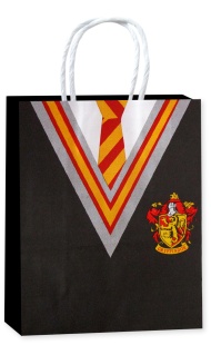 Пакет подарочный, Крафт 120гр, Волшебная школа, Дизайн №4, 21*15*8 см, 1 шт.